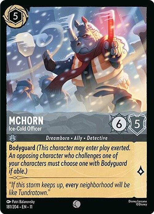Disney Lorcana: McHorn - Ice-Cold Officer card image