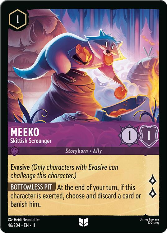 Disney Lorcana: Meeko - Skittish Scrounger card image