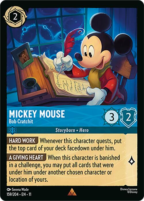 Disney Lorcana: Mickey Mouse - Bob Cratchit card image