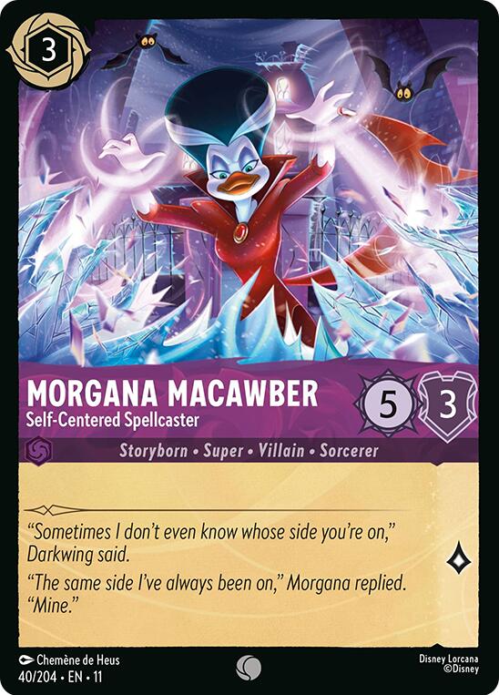 Disney Lorcana: Morgana Macawber - Self-Centered Spellcaster card image
