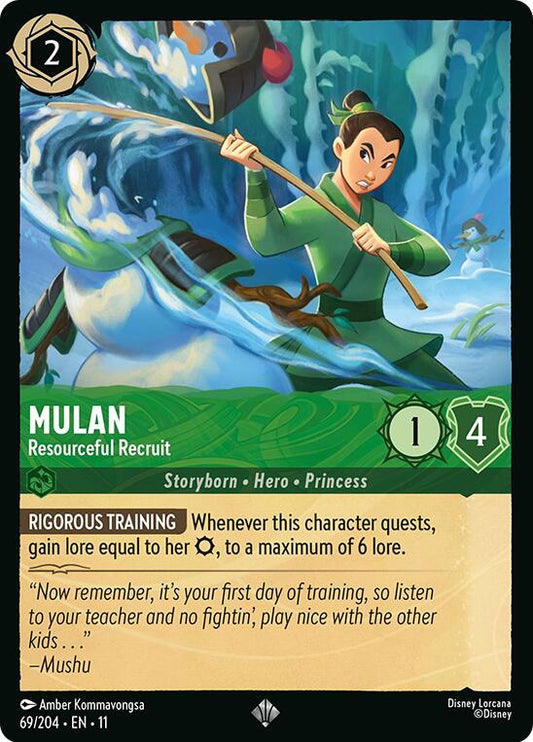 Disney Lorcana: Mulan - Resourceful Recruit card image