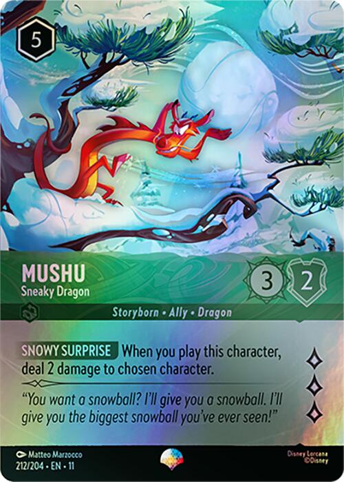 Disney Lorcana: Mushu - Sneaky Dragon (Epic) card image