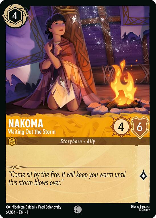 Disney Lorcana: Nakoma - Waiting Out the Storm card image