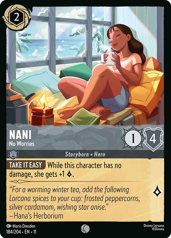 Disney Lorcana: Nani - No Worries card image