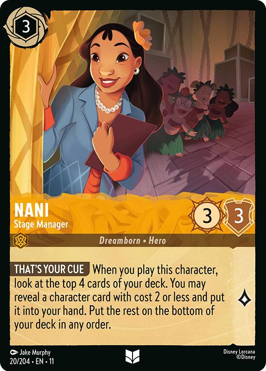 Disney Lorcana: Nani - Stage Manager card image