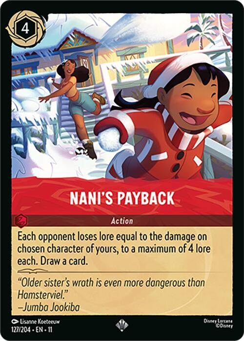 Disney Lorcana: Nani's Payback card image