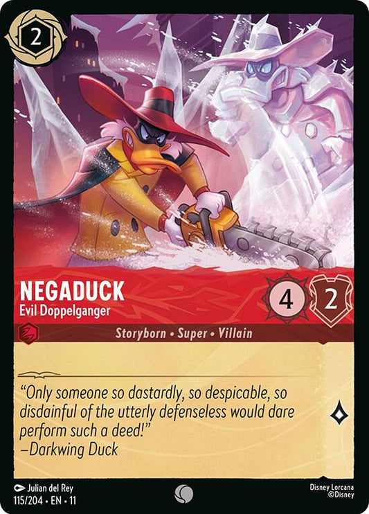 Disney Lorcana: Negaduck - Evil Doppelganger card image