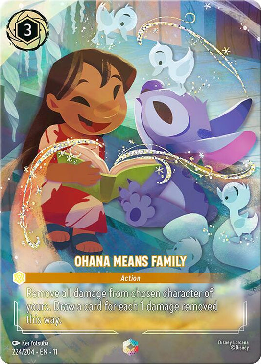 Disney Lorcana: Ohana Means Family (Enchanted) card image