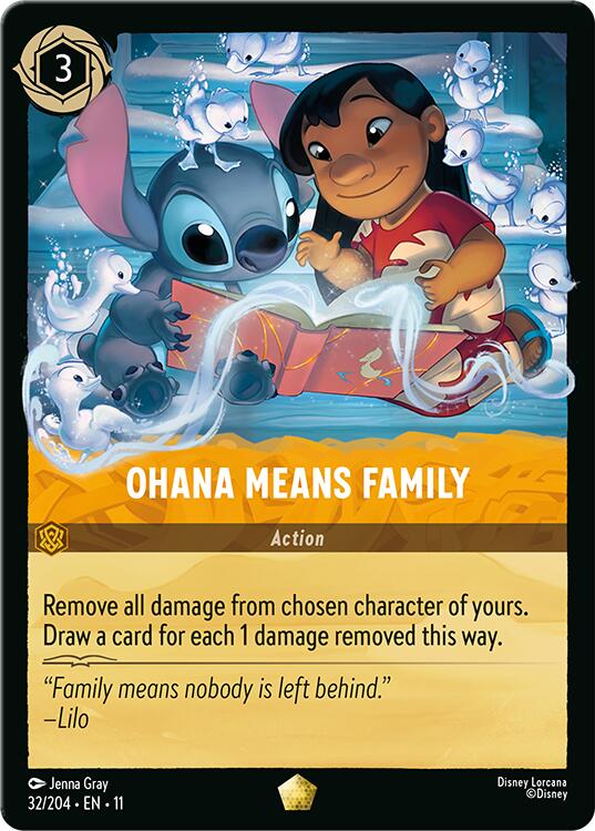 Disney Lorcana: Ohana Means Family card image