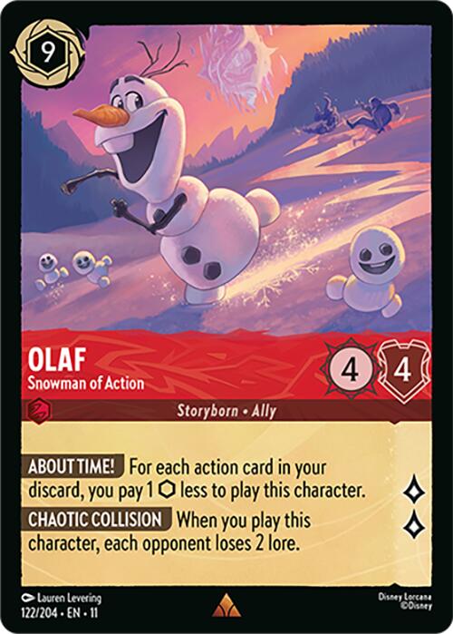 Disney Lorcana: Olaf - Snowman of Action card image