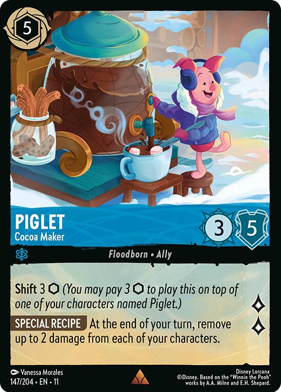 Disney Lorcana: Piglet - Cocoa Maker card image