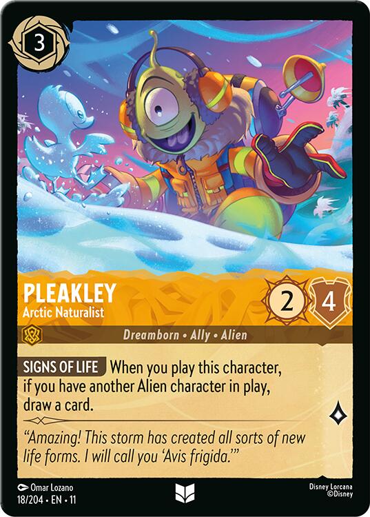 Disney Lorcana: Pleakley - Arctic Naturalist card image
