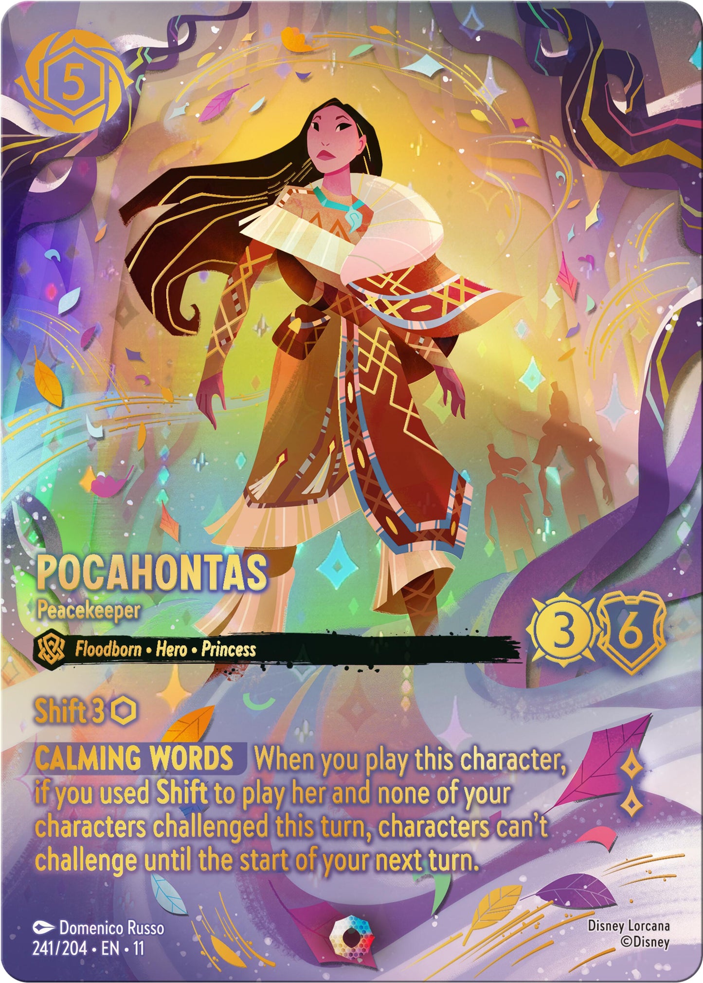 Disney Lorcana: Pocahontas - Peacekeeper (Iconic) card image