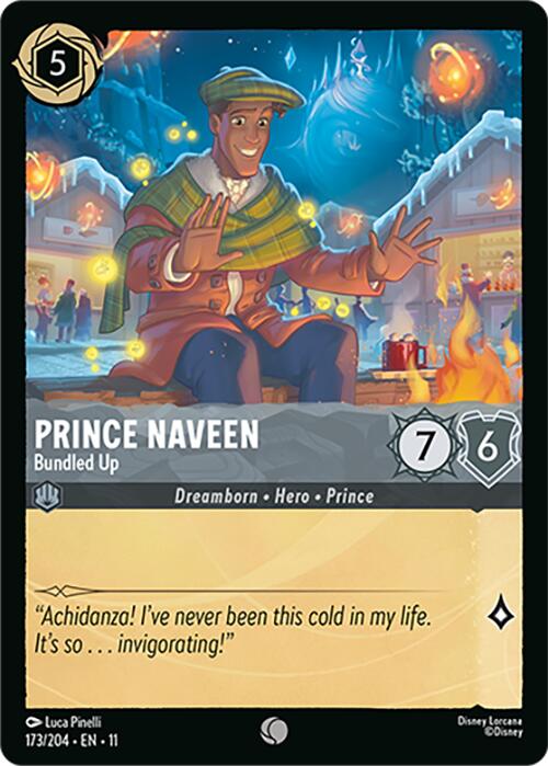 Disney Lorcana: Prince Naveen - Bundled Up card image