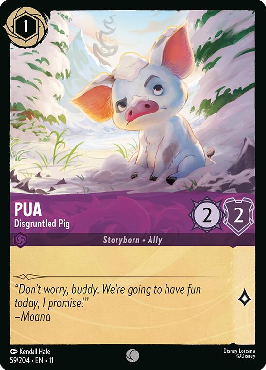 Disney Lorcana: Pua - Disgruntled Pig card image