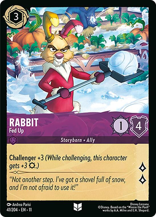 Disney Lorcana: Rabbit - Fed Up card image