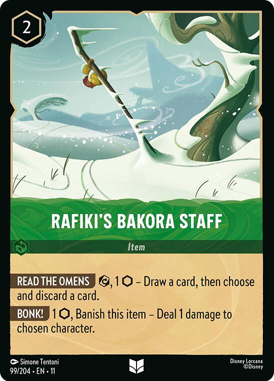 Disney Lorcana: Rafiki's Bakora Staff card image