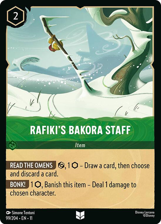 Disney Lorcana: Rafiki's Bakora Staff card image
