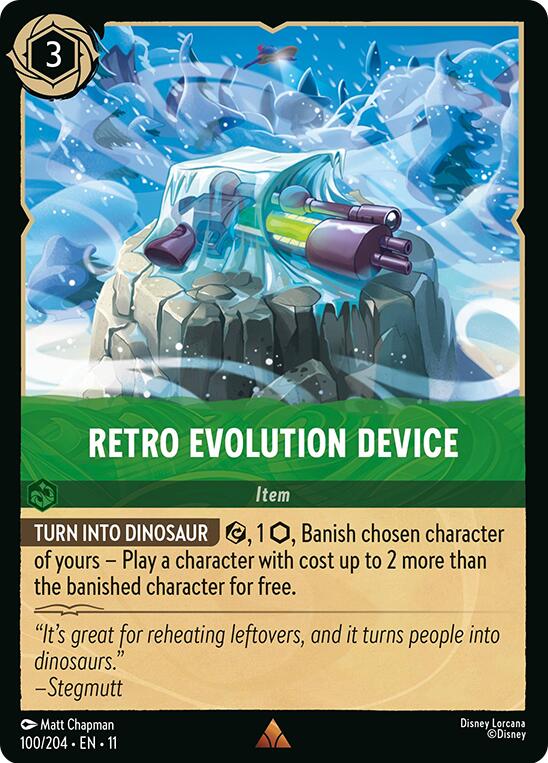Disney Lorcana: Retro Evolution Device card image