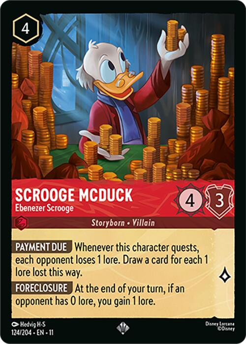 Disney Lorcana: Scrooge McDuck - Ebenezer Scrooge card image