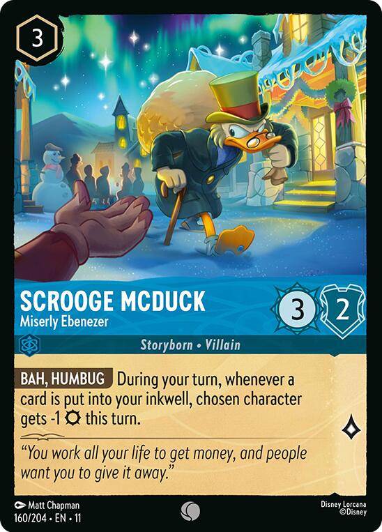 Disney Lorcana: Scrooge McDuck - Miserly Ebenezer card image