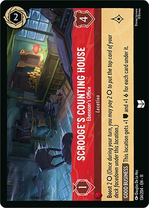 Disney Lorcana: Scrooge's Counting House - Ebenezer's Office card image