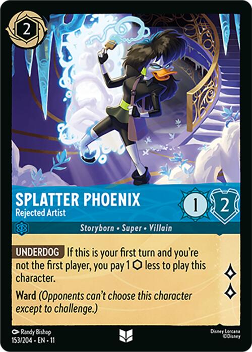 Disney Lorcana: Splatter Phoenix - Rejected Artist card image