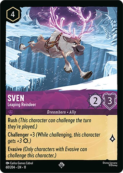 Disney Lorcana: Sven - Leaping Reindeer card image