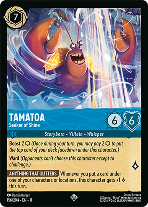 Disney Lorcana: Tamatoa - Seeker of Shine card image