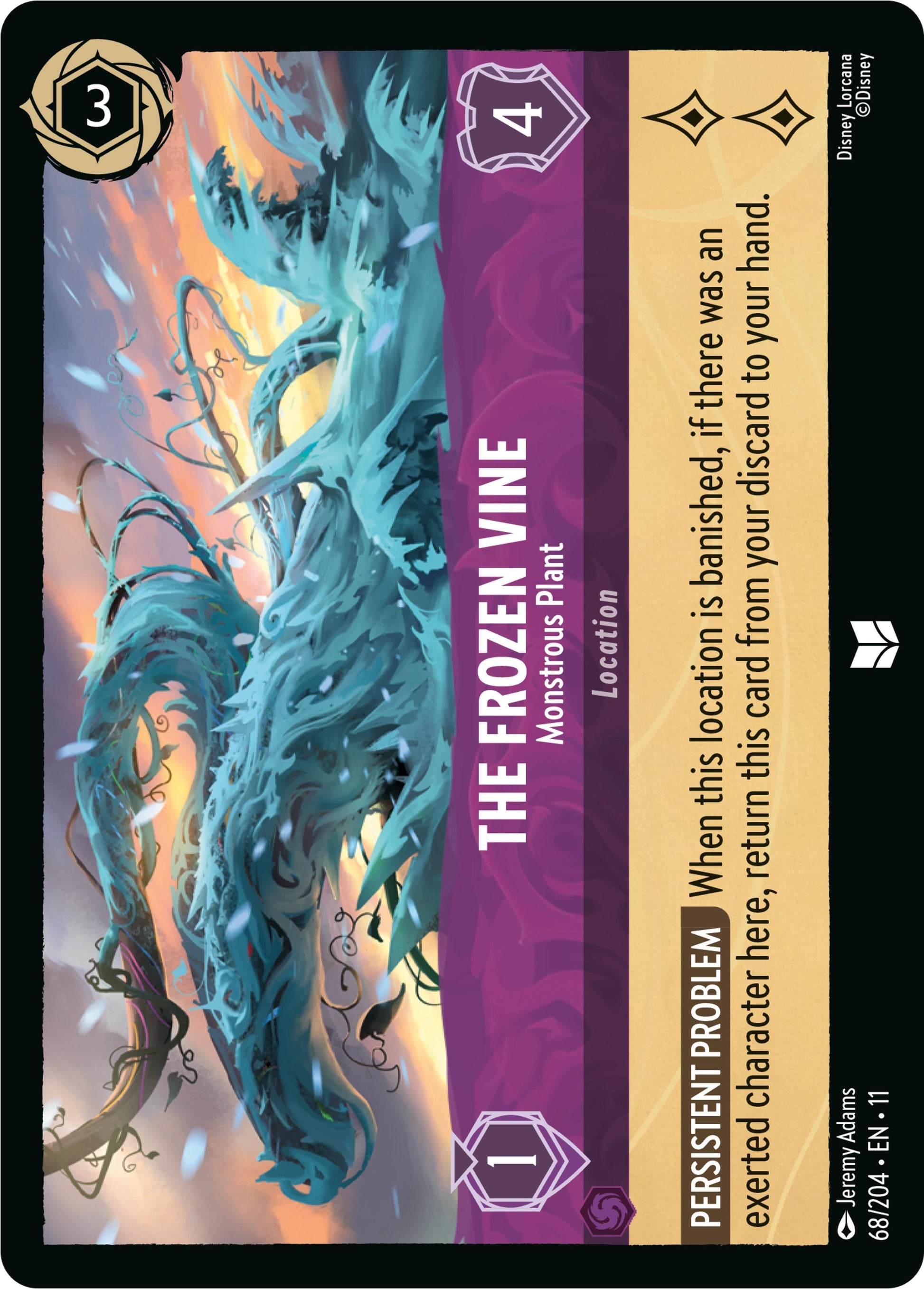 Disney Lorcana: The Frozen Vine - Monstrous Plant card image