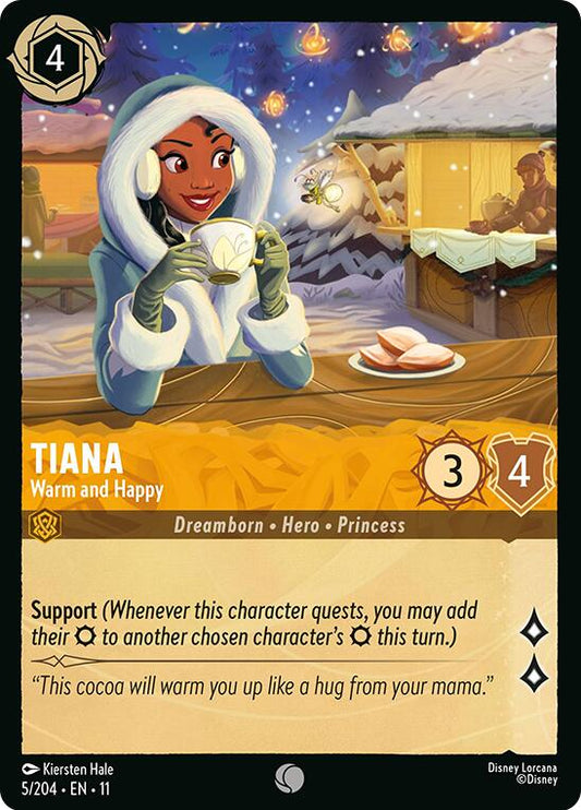 Disney Lorcana: Tiana - Warm and Happy card image
