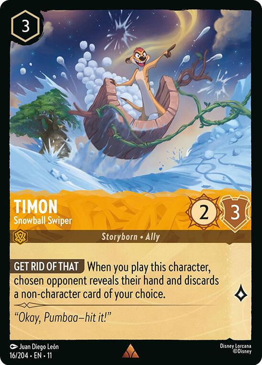 Disney Lorcana: Timon - Snowball Swiper card image