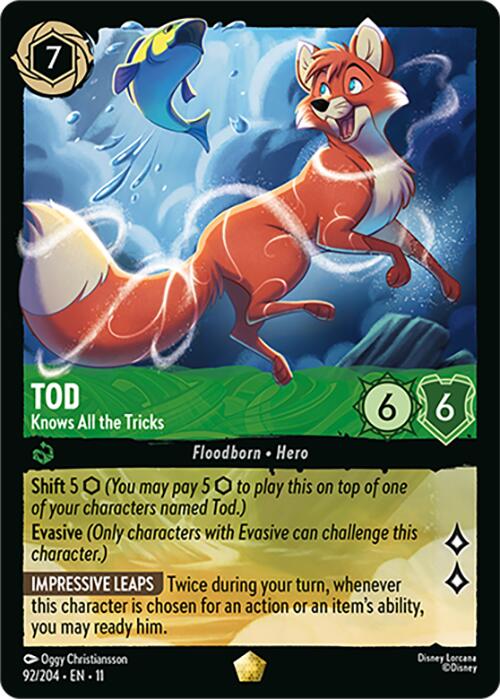 Disney Lorcana: Tod - Knows All the Tricks card image