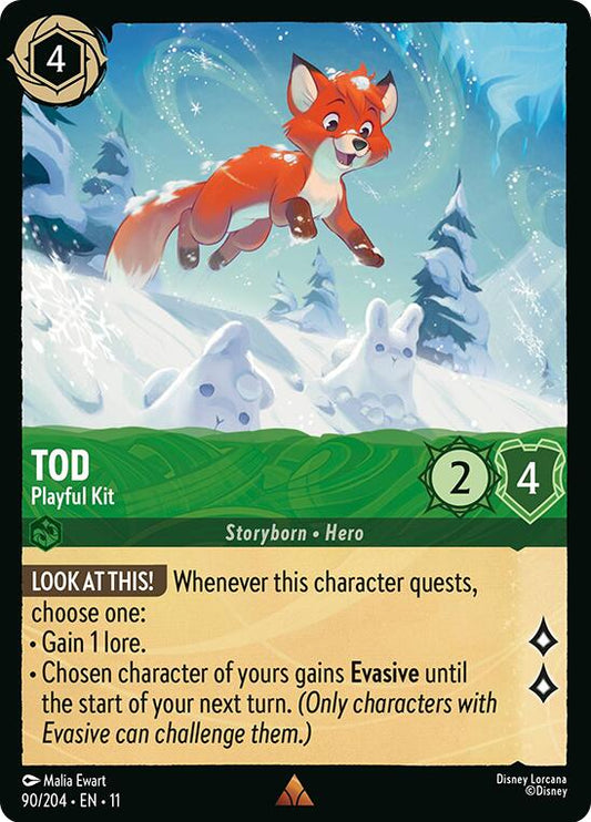 Disney Lorcana: Tod - Playful Kit card image