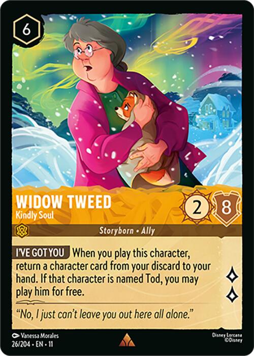 Disney Lorcana: Widow Tweed - Kindly Soul card image