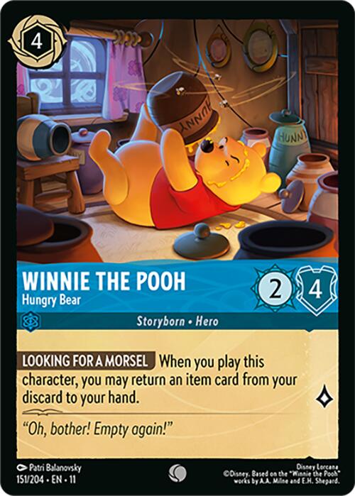 Disney Lorcana: Winnie the Pooh - Hungry Bear card image