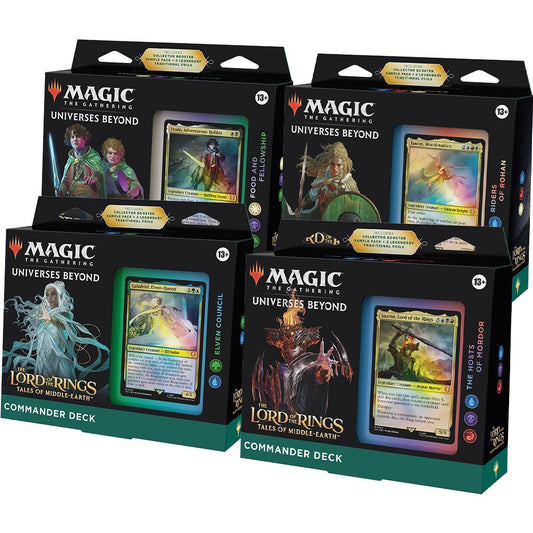 Magic: The Gathering: The Lord of the Rings: Tales of Middle-earth Commander Decks [Set of 4] card image