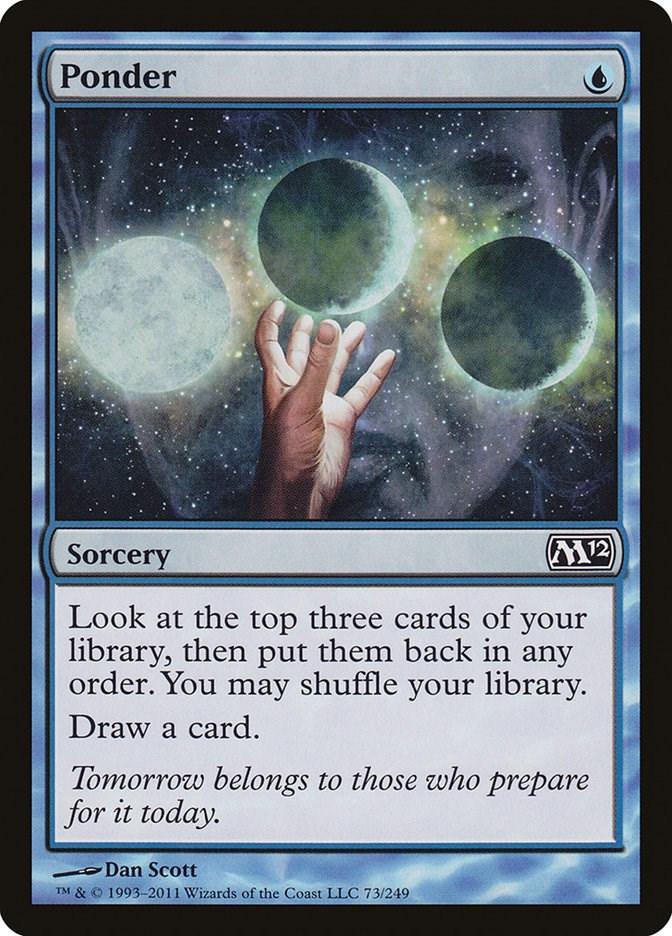 Magic: The Gathering: Ponder card image