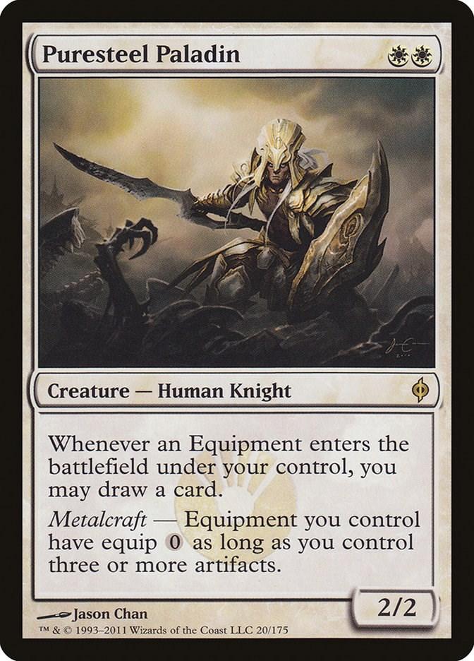 Magic: The Gathering: Puresteel Paladin card image