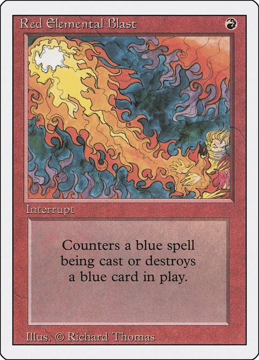 Magic: The Gathering: Red Elemental Blast card image