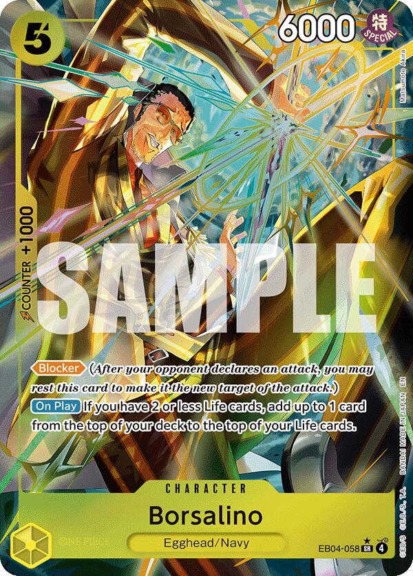 One Piece Card Game: Borsalino (Alternate Art) card image