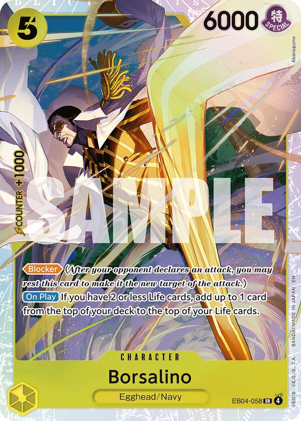One Piece Card Game: Borsalino card image