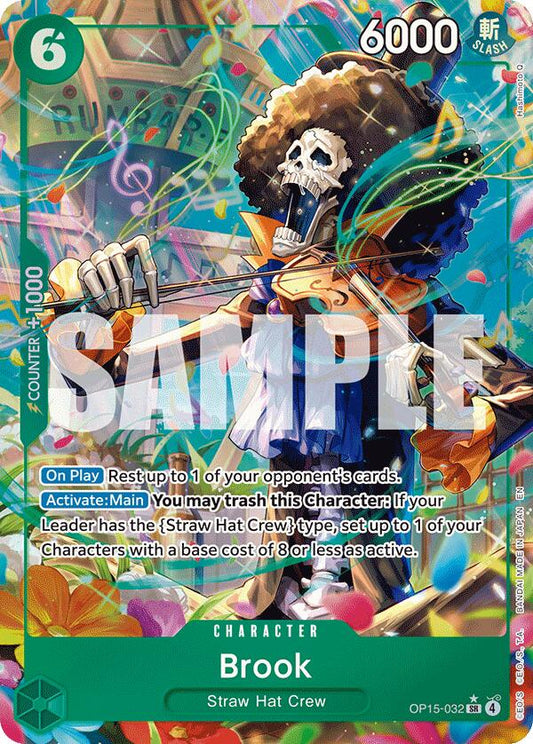One Piece Card Game: Brook (OP15-032) (Alternate Art) card image