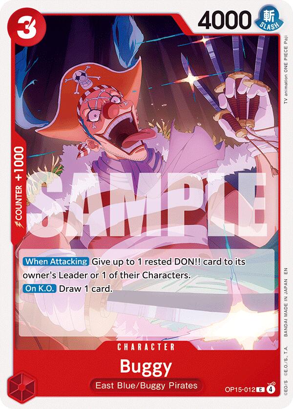 One Piece Card Game: Buggy card image