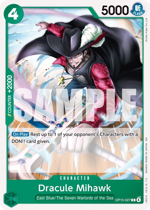 One Piece Card Game: Dracule Mihawk card image