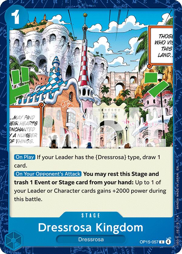 One Piece Card Game: Dressrosa Kingdom card image