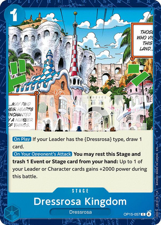 One Piece Card Game: Dressrosa Kingdom card image