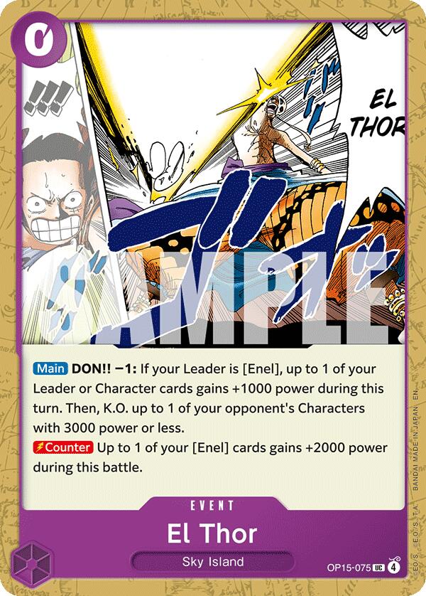 One Piece Card Game: El Thor card image