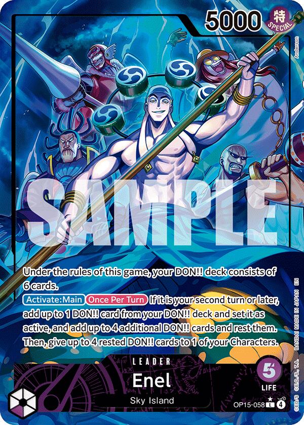 One Piece Card Game: Enel (OP15-058) (Alternate Art) card image