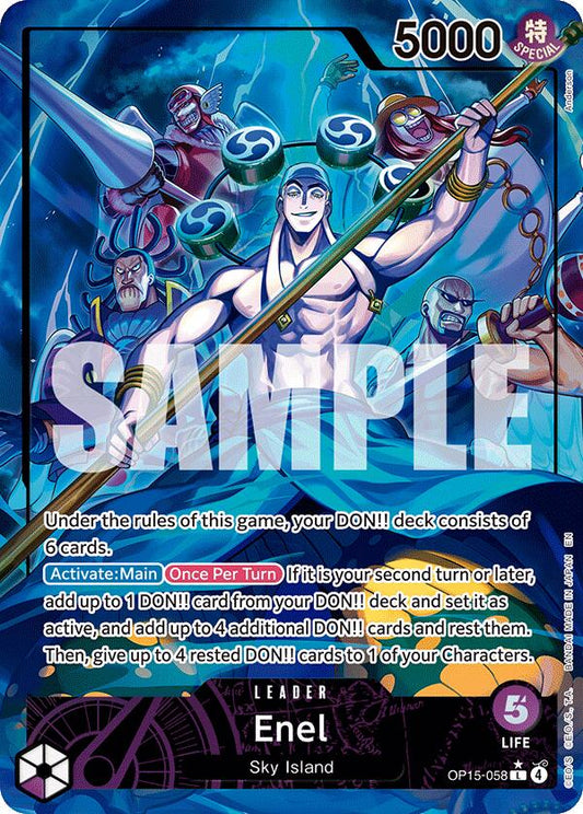 One Piece Card Game: Enel (OP15-058) (Alternate Art) card image